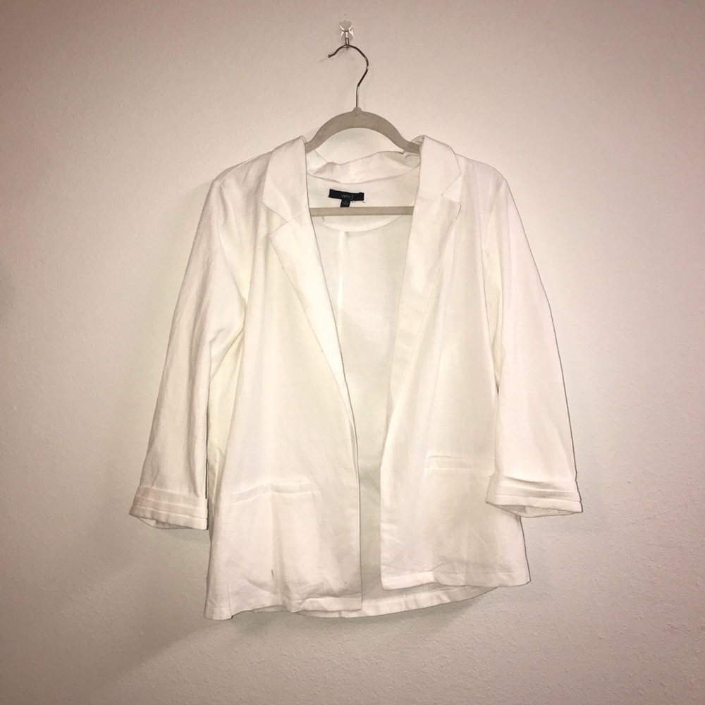 NWT White Linen Blazer
